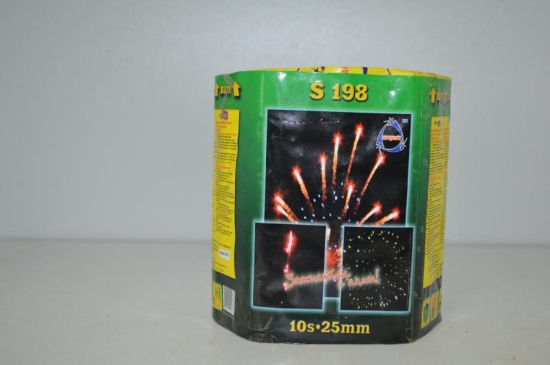 Салютная установка MF S198 25mm 10S MIX (20/1)