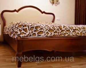 Фото Кровати деревянные Кровать Венера с мягким изголовьем 