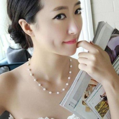 Свадебное жемчужное ожерелье бусы