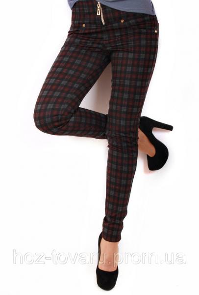 Леггинсы женские Клетка Джерси