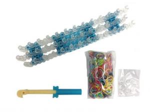 Фото ХИТЫ ПРОДАЖ Rainbow Loom ткацкий станок набор для изготовления резиновых браслетов