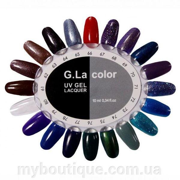 Фото Гель лаки, Гель-лаки G. la Color 10 мл Гель-лак G. La Color, 10 ml, цвет №001 – белый