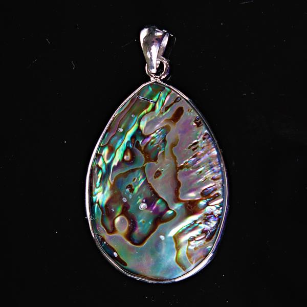 Кулон подвеска Капля Классика Перламутр Халиотис