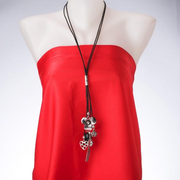 Подвеска на длинном шнуре Романтическая прогулка L-65см