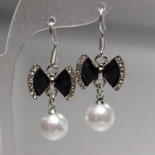 Уценка  Серьги женские "Бантики" L-4см