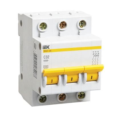 Фото Автоматические выключатели для защиты от перегрузок и короткого замыкания электрической цепи, Автоматический выключатель серии ВА Автомат ВА 47-29