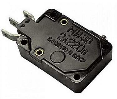 Фото Выключатели концевые, путевые, переключатели, посты кнопочные, кнопки, тумблеры, Микропереключатель МИ Микропереключатель МИ-3В