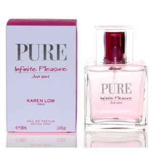 Фото ОРИГИНАЛЬНАЯ ПАРФЮМЕРИЯ, KAREN LOW (Карен Лоу)  Karen Low Pure Infinite Pleasure Just Girl edp 100 ml. женский