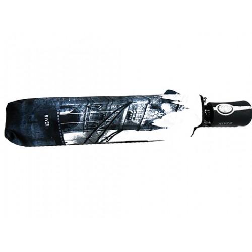 Фото Прочее, Женские зонты Женский зонт полуавтомат 3 сложения River Артикул 2322 №10