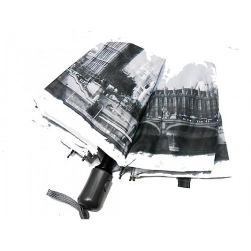 Фото Прочее, Женские зонты Женский зонт полуавтомат 3 сложения Tornado Артикул 224-188 серый