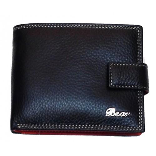 Фото Прочее, Мужские кошельки Кошелек мужской Happy Bear Артикул НВ-182 внутри красный