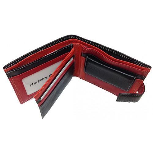 Фото Прочее, Мужские кошельки Кошелек мужской Happy Bear Артикул НВ-182 внутри красный