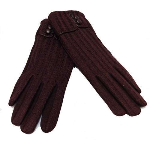 Фото Прочее, Перчатки Женские Перчатки  Снегурочка  х/б  Артикул P-0040 коричневые