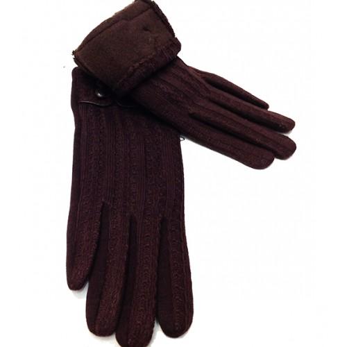 Фото Прочее, Перчатки Женские Перчатки  Снегурочка  х/б  Артикул P-0040 коричневые