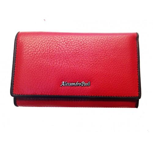 Фото Прочее Женский кошелек Alessandro Paol Артикул WS-3 красный