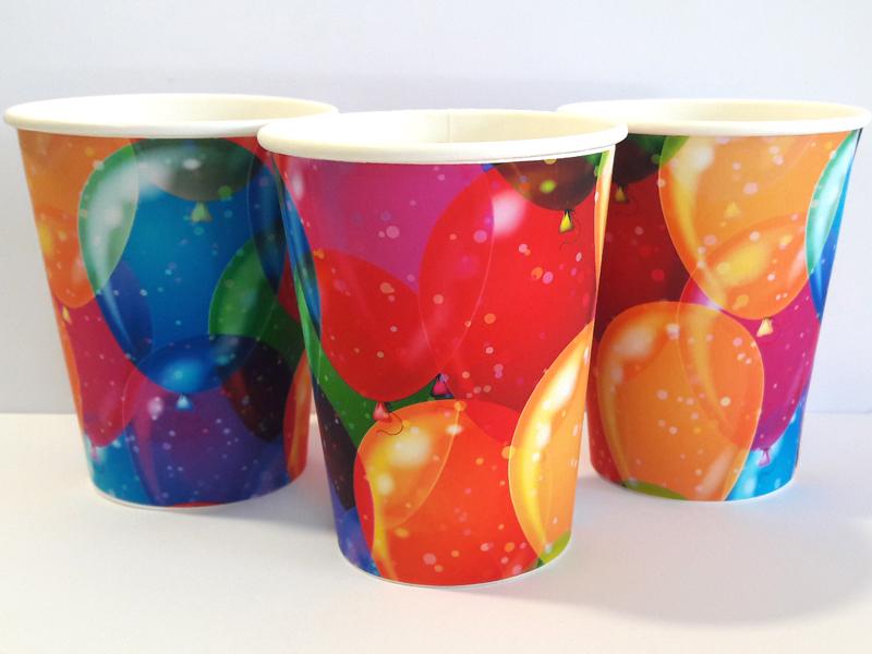 Стаканчики  "Шарики"  250 мл., - 8 шт.