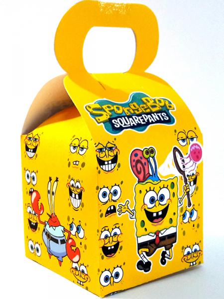 Коробочки 10*10*12  "Губка Боб"