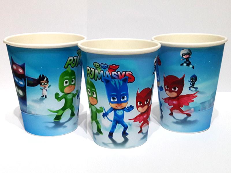 Стаканчики "Герои в Масках" 250 мл., - 8 шт.