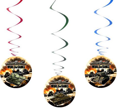 Спиральки 7шт. "Мир танков"