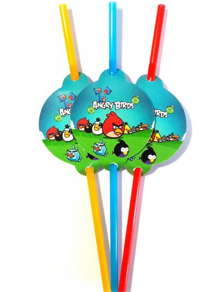 Трубочки "Энгри Бердз"