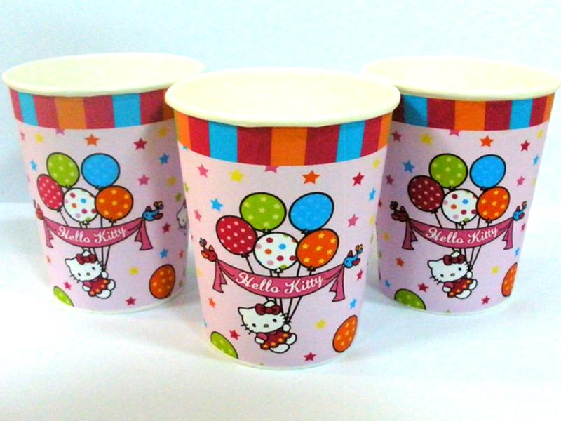 Стаканчики "Китти" 250 мл., - 8 шт.