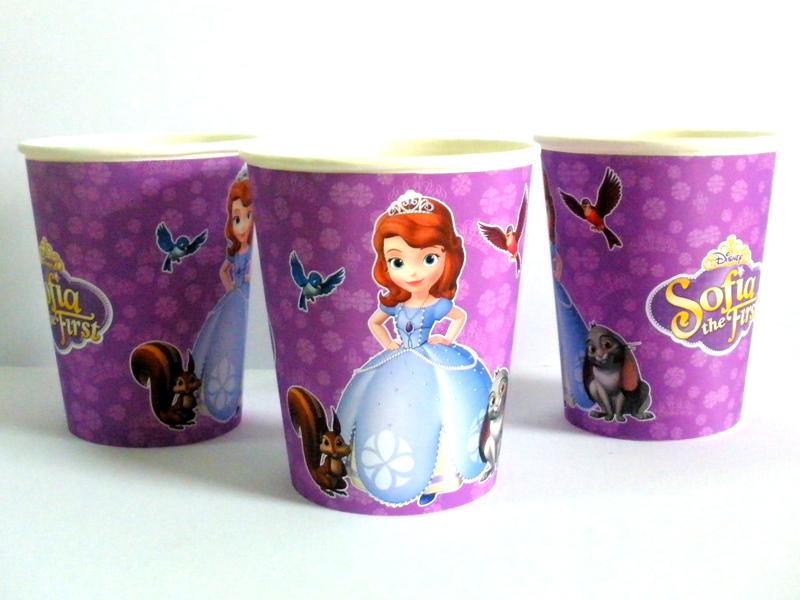 Стаканчики "София Прекрасная" 250 мл., - 8 шт.