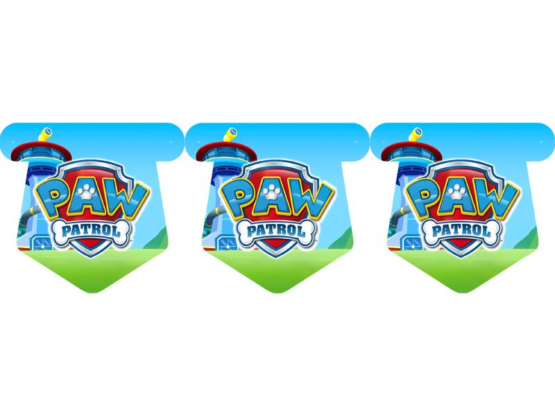 Флажки 18 шт. "Щенячий Патруль" 2