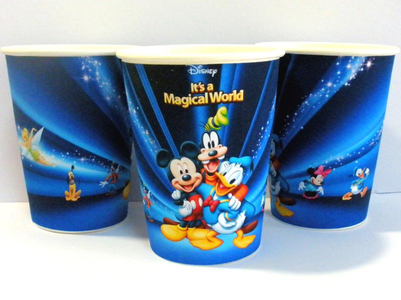 Стаканчики "Микки Маус" 250 мл., - 8 шт.