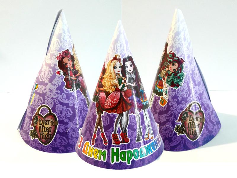 Колпачки 14 см. "Эвер Афтер Хай" (фиолет) УКР