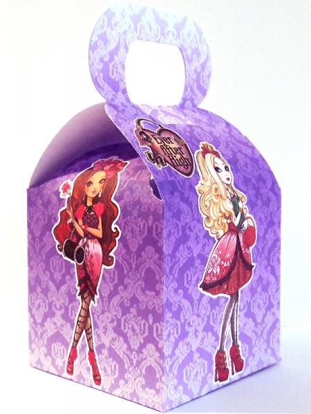 Коробочки 10*10*12 "Эвер Афтер Хай" (фиолет)