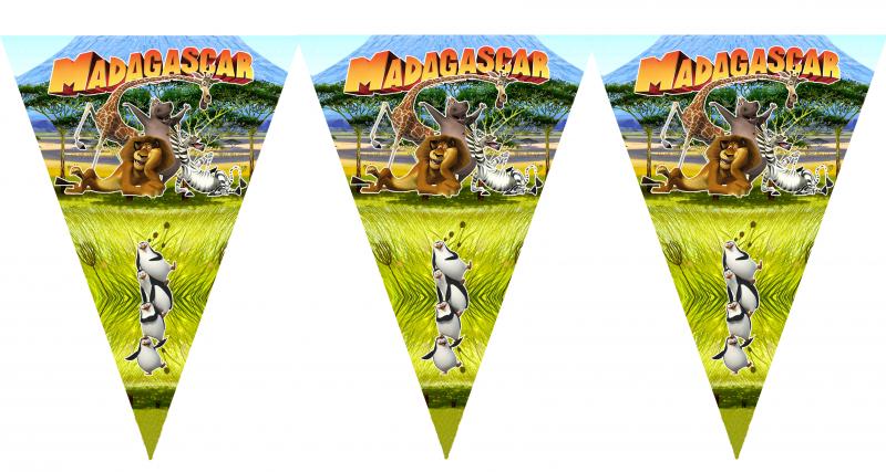 Вымпел "Мадагаскар" (15 флажков)