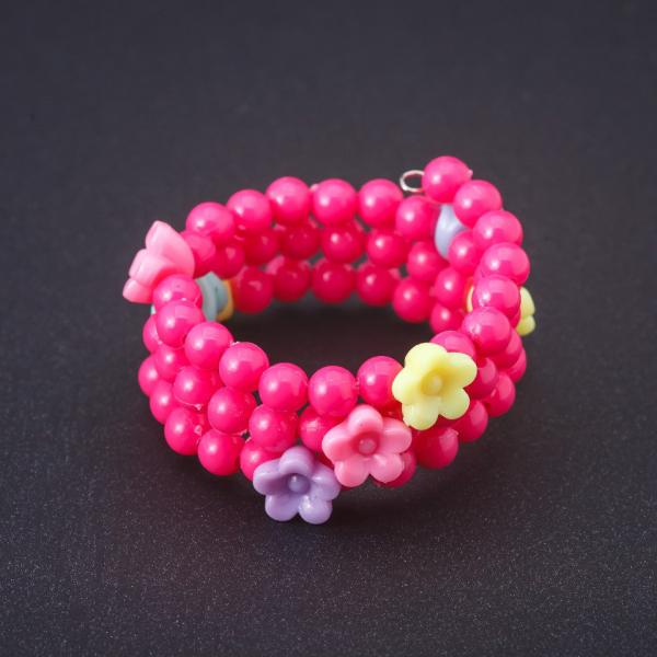 Браслет детский мемори ассорти цветов обхват от 4см