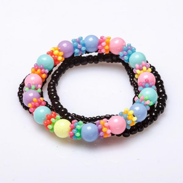 Браслет детский  "Яркое Лето"  черный