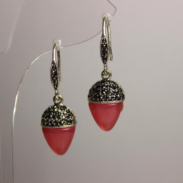 Уценка  Серьги женские "Ягодка" L-3,5см