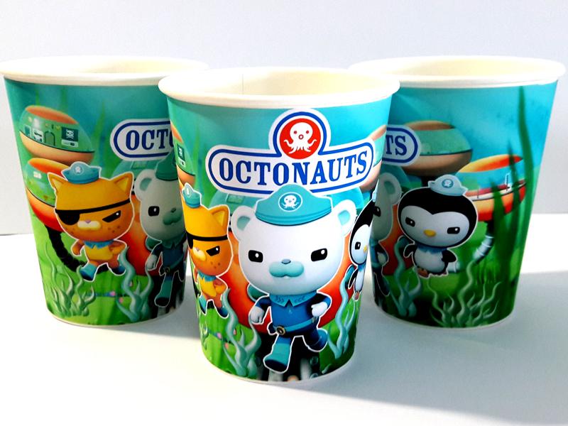Стаканчики "Октонавты" 250 мл., - 8 шт.