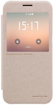 Чехол-книжка Nillkin Sparkle series для Samsung Galaxy S7 Gold