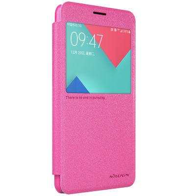 Чехол-книжка Nillkin Sparkle series для Samsung Galaxy A5 2016 (розовый)