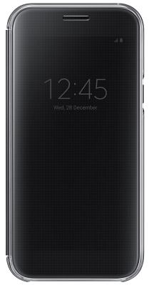 Чехол-книжка Samsung Clear View для Samsung Galaxy A7 2017 (черный)
