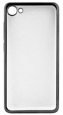 Чехол-накладка Gio Transparent Electroplating Cover (Grey) для Meizu U10