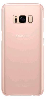 Чехол-накладка Samsung Clear Cover для Galaxy S8 (розовый)