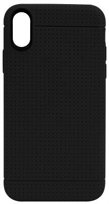 Чехол-накладка Dot Silicon (Black) для iPhone X