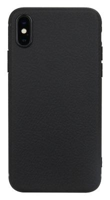 Чехол-накладка Gio Case TPU Leather Ultra-soft (Black) для iPhone X