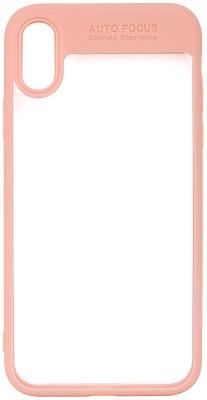 Чехол-накладка iPaky TPU Bumper + Hard Silicone Back (Pink) iPhone X