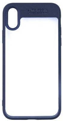 Чехол-накладка iPaky TPU Bumper + Hard Silicone Back (Blue) для iPhone X