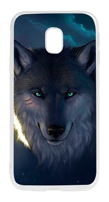 Чехол-накладка Wise (Волк) для Samsung Galaxy J730