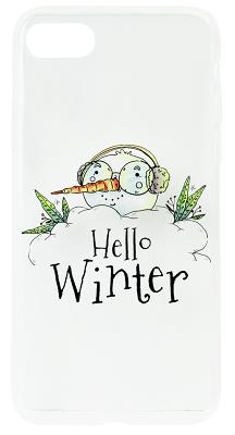 Чехол-накладка ART (Hello Winter) для iPhone 8/7