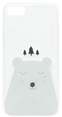 Чехол-накладка ART (Белый мишка) для iPhone 8/7