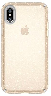 Чехол-накладка Speck Presidio Clear (With Gold Glitter/Clear) для iPhone X