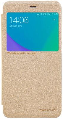 Чехол-книжка Nillkin Sparkle leather Xiaomi Redmi Note 5A gold