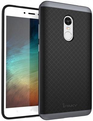 Чехол-накладка TPU+PC Чехол iPaky Xiaomi Redmi Note 4X Gray